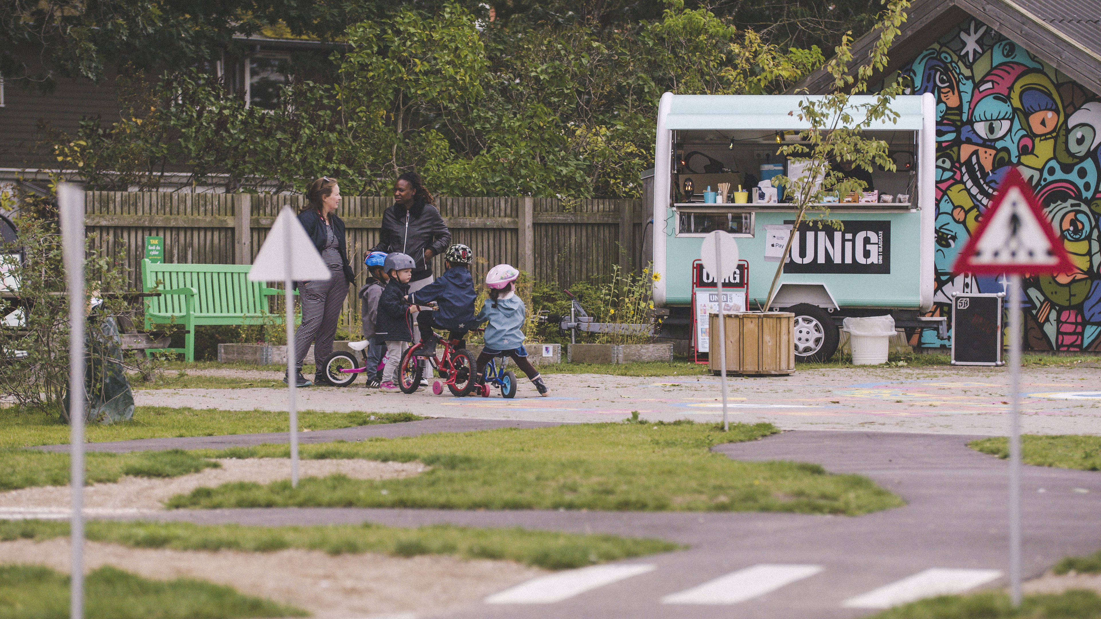 Søndag på Cykelbanen