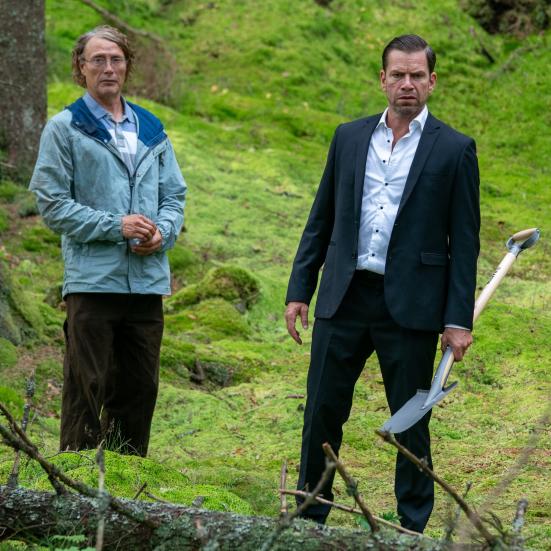 Mads Mikkelsen og Nikolaj Lie Kaas i filmen Den Sidste Viking.