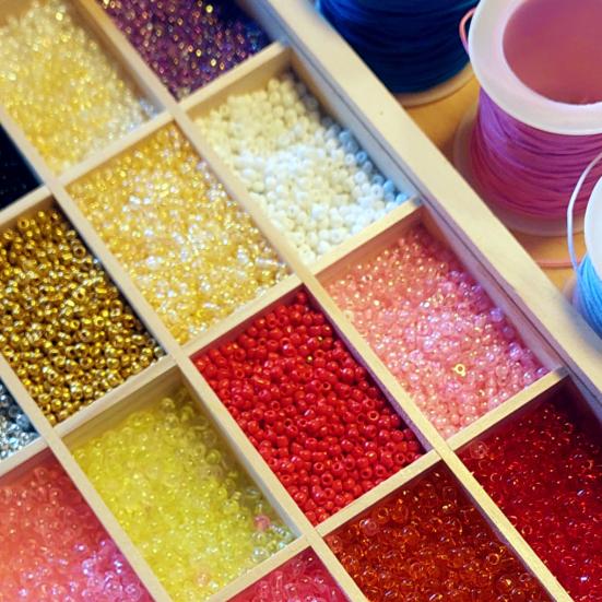 Perler til perleplader i mange farver.