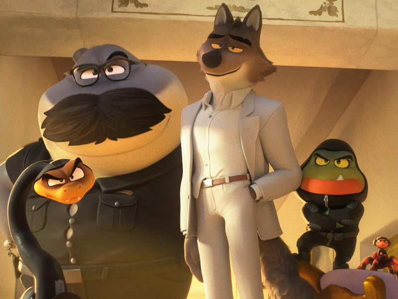 Billede af de hyggelige skurke fra filmen Bad Guys 2.