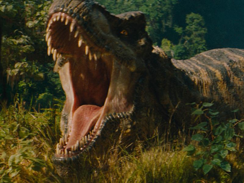 Billede af en sulten dino fra Jurassic World - Rebirth