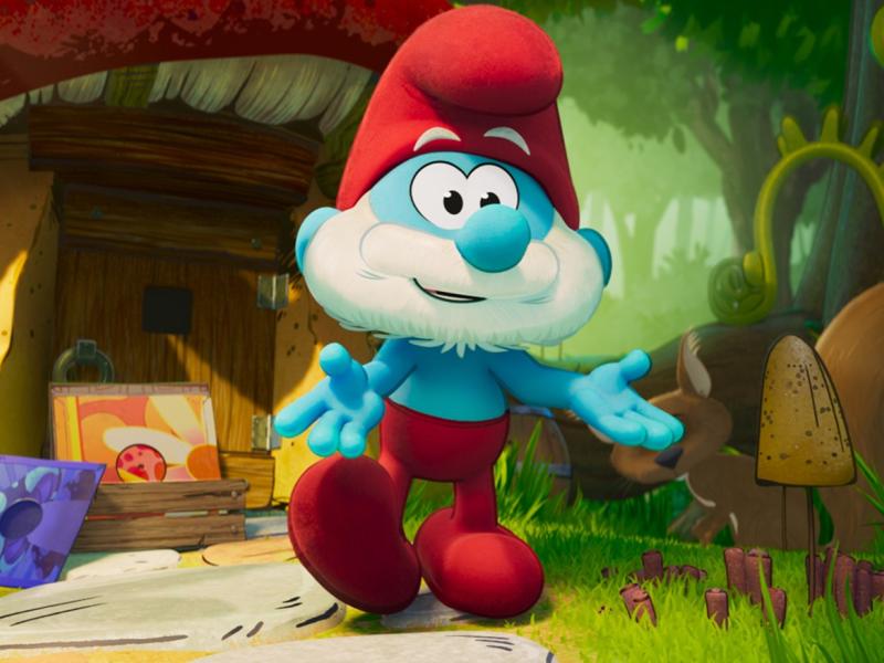 Billede af Gammelsmølf, der siger hej.