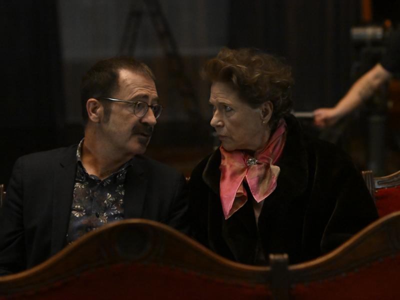 Adrian Hughes og Birte Neumann fra filmen Mors Drenge