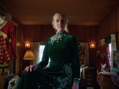 Billede af cirkusartist og hestetræner Katja Schumann.