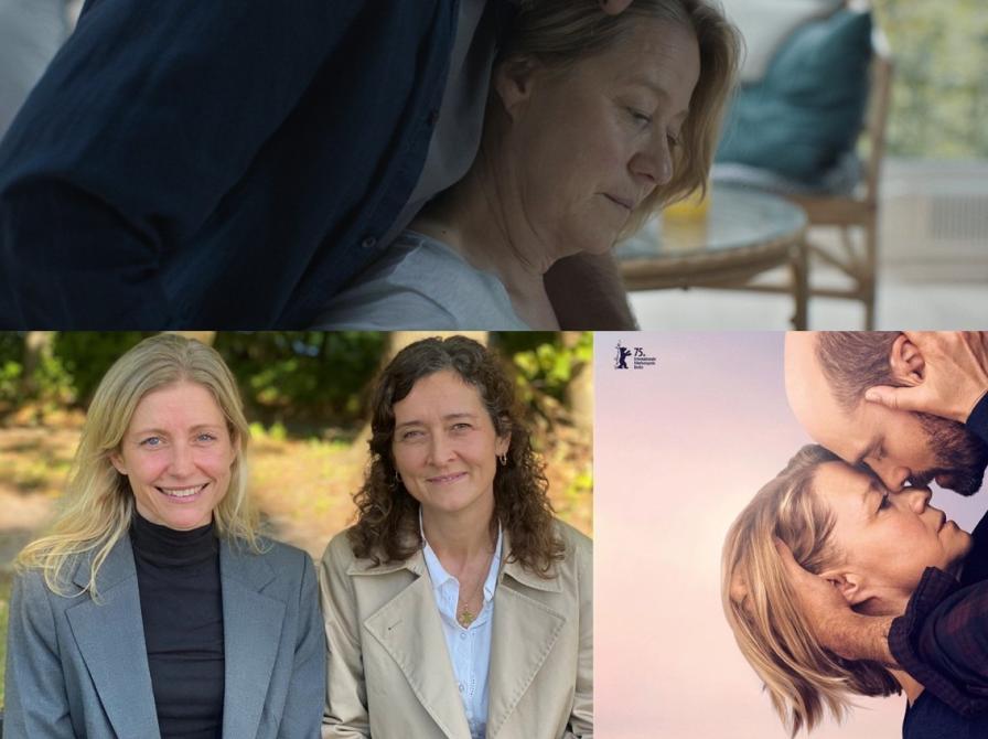 Billeder fra filmen Begyndelser samt et portræt af de to sognepræster.