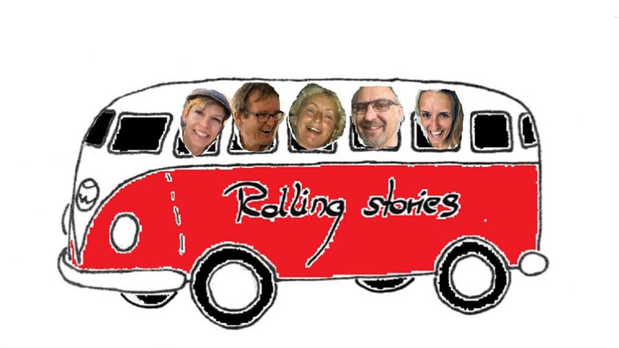 Fortælling og fællesspisning med Rolling Stories
