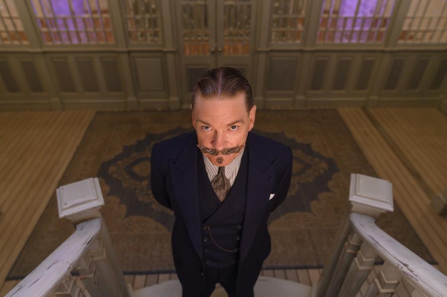 Kenneth Branagh som Hercule Poirot i Døden på Nilen